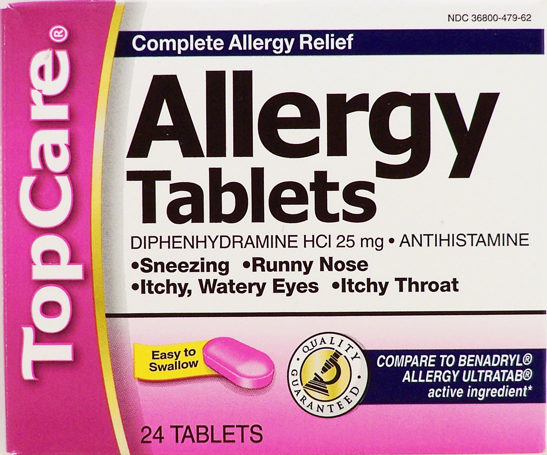 Top Care  allergy tablets, complete allergy relief Full-Size Picture